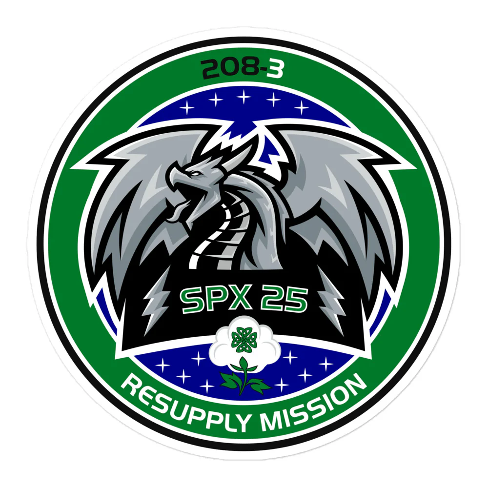 NASA's SpaceX CRS-25 Decal - Image 3