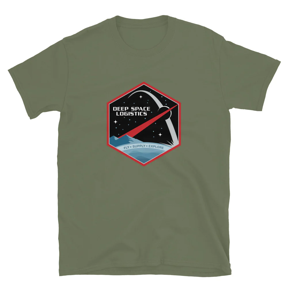 Deep Space Logistic Unisex T-Shirt - Image 3