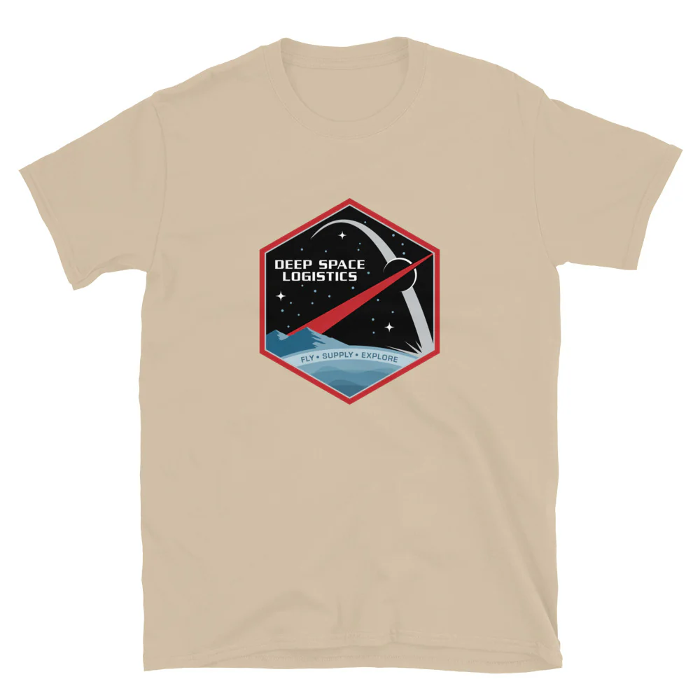 Deep Space Logistic Unisex T-Shirt - Image 7