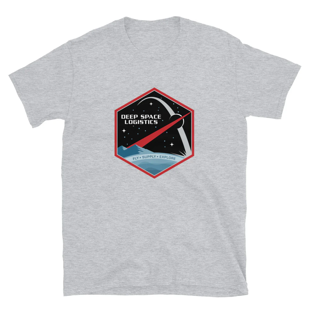 Deep Space Logistic Unisex T-Shirt - Image 8