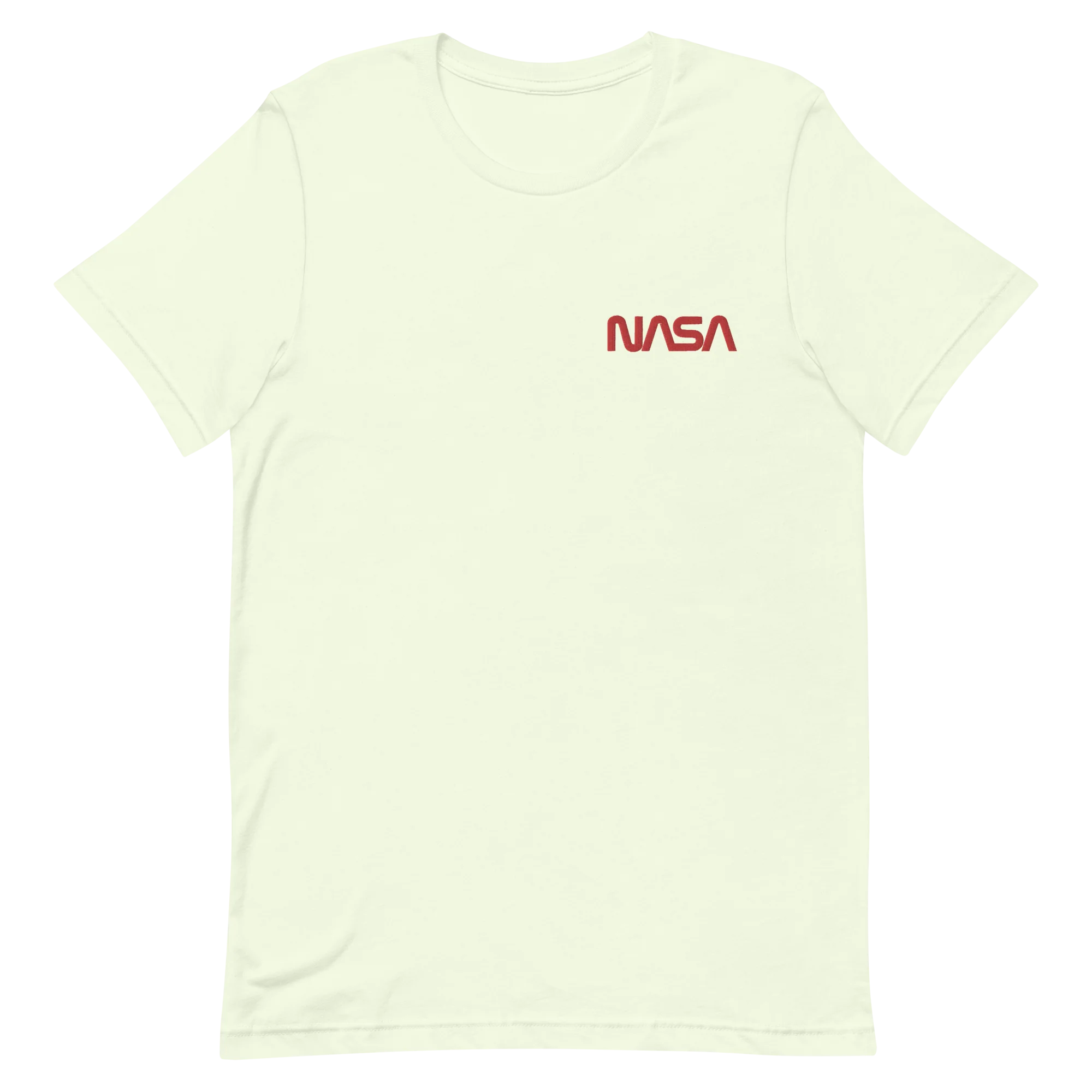 NASA Worm Embroidered  Unisex T-Shirt - Image 13