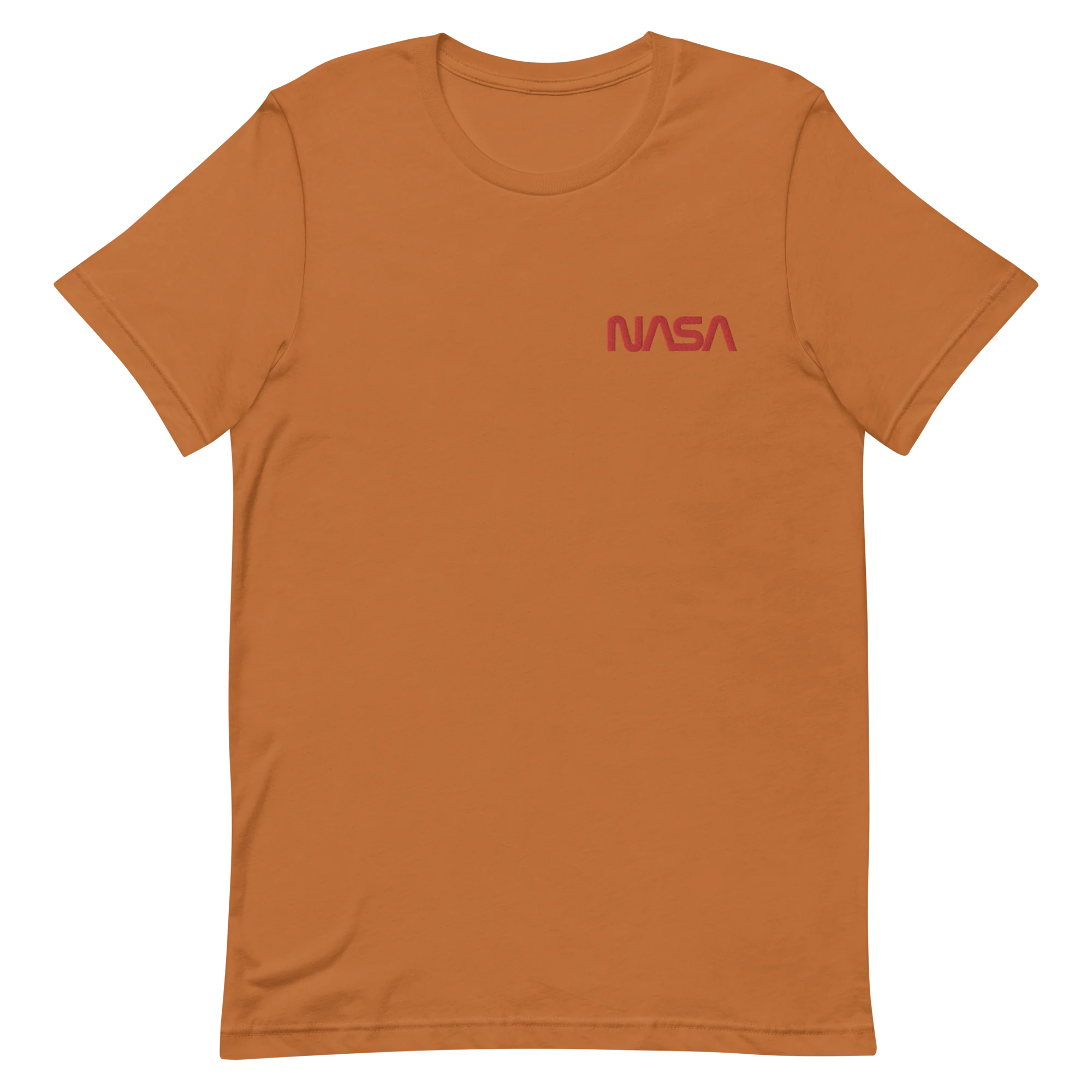NASA Worm Embroidered  Unisex T-Shirt - Image 9