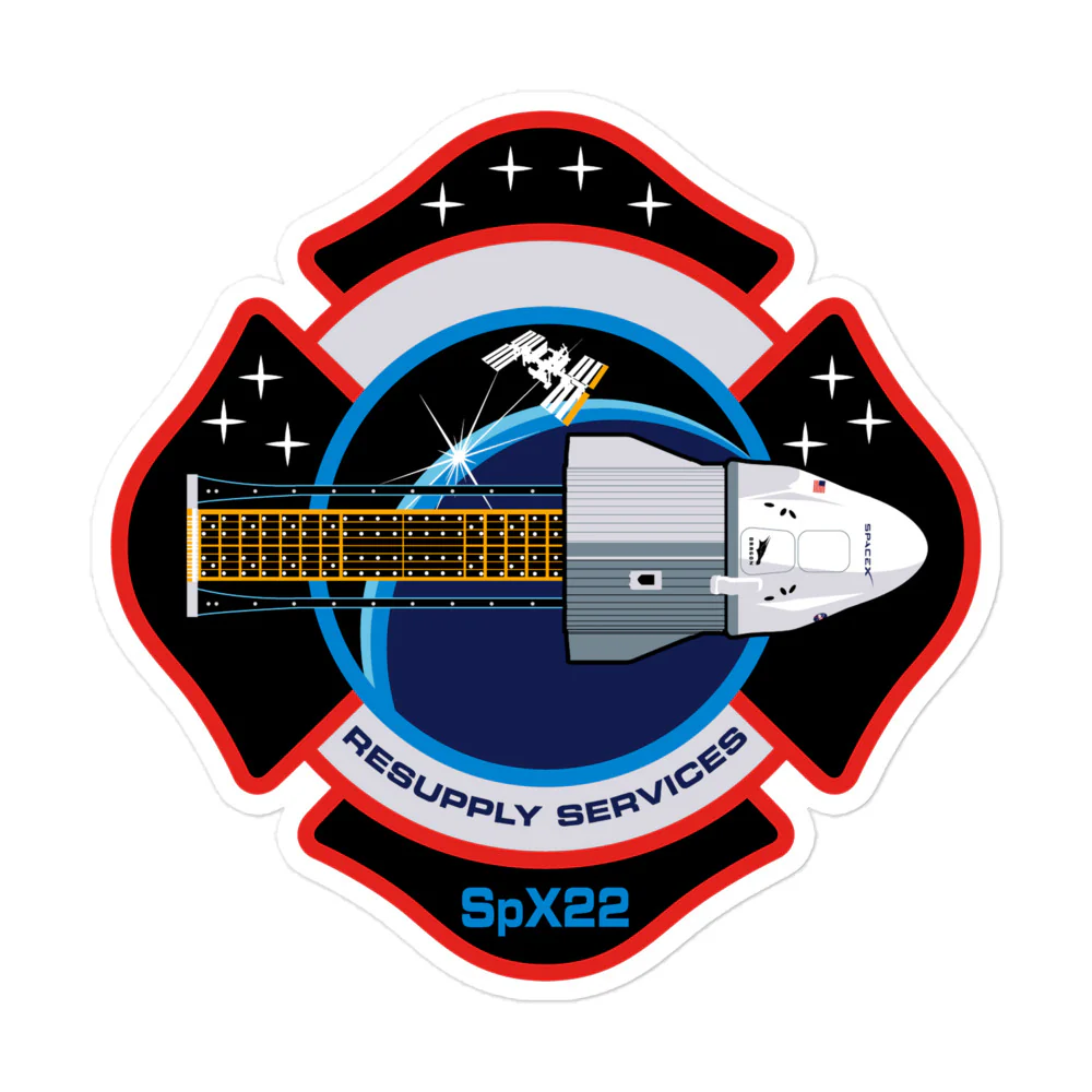 NASA's SpaceX CRS-22 Decal - Image 3