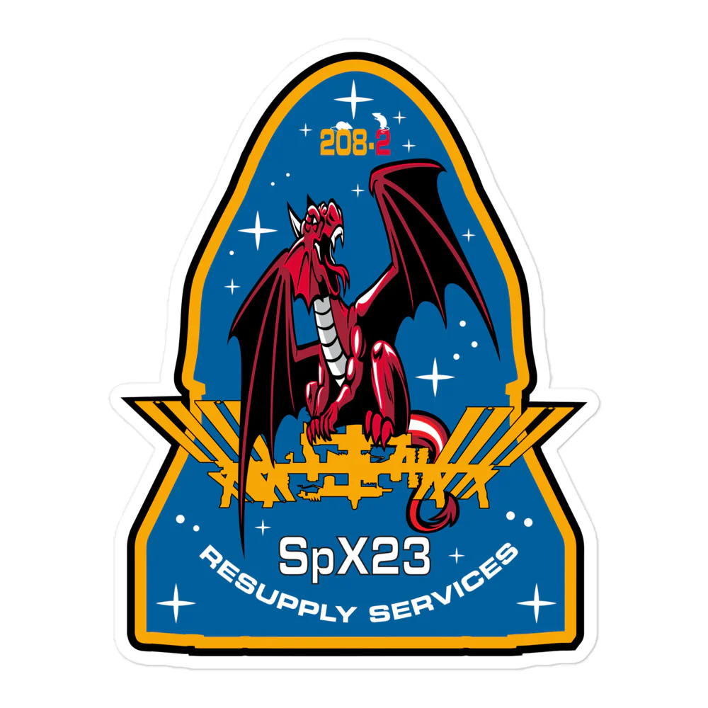 NASA's SpaceX CRS-23 Decal - Image 3
