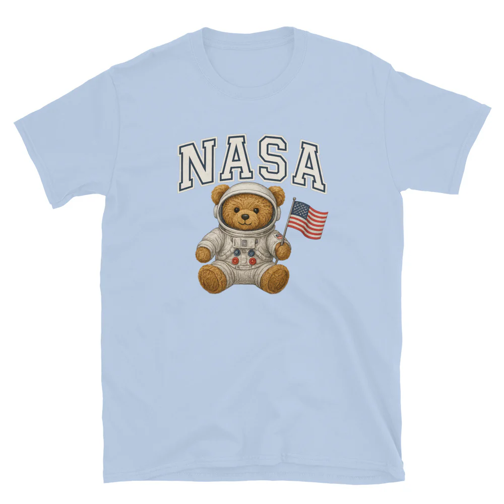 Space Bear Short-Sleeve Unisex T-Shirt - Image 5