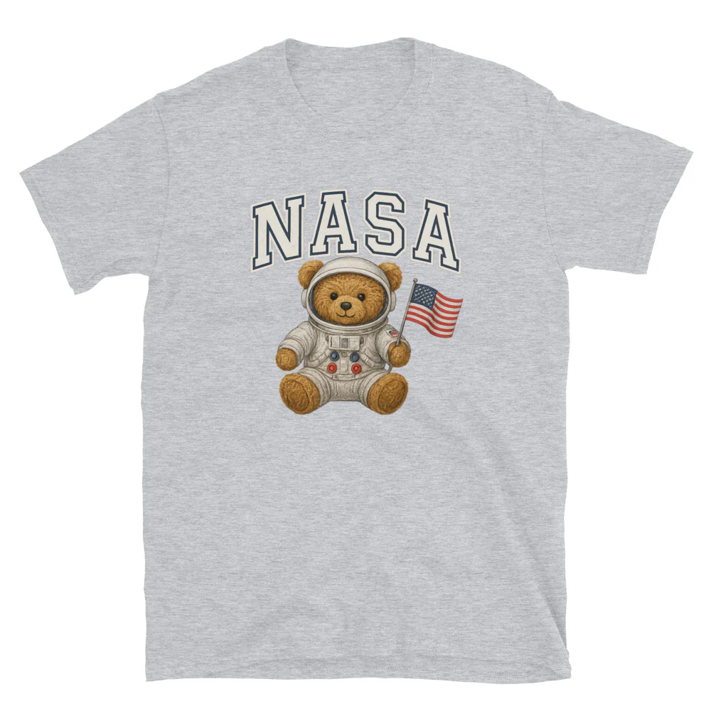 Space Bear Short-Sleeve Unisex T-Shirt - Image 6