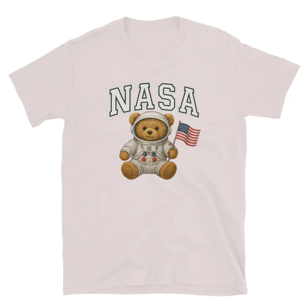 Space Bear Short-Sleeve Unisex T-Shirt - Image 7